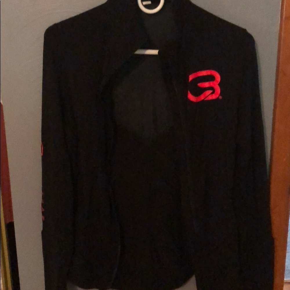 CycleBar Zip Up jacket.